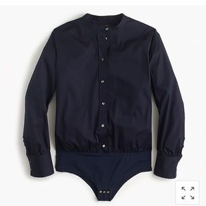 J.Crew Navy Stretch Perfect Bodysuit